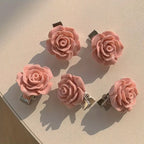 Pink Rose Hair Pins (10)