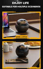 TF-Y17 Bluetooth 5.4 Speaker – Mech-Inspired Design with Stand | Deep Bass | Touch Interface