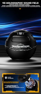 TF-Y17 Bluetooth 5.4 Speaker – Mech-Inspired Design with Stand | Deep Bass | Touch Interface