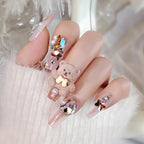 Teddy Glam Nails