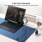 2-in-1 Audio Adapter Joyroom SY-L01  (Lightning to 3.5mm+Lightning)-Black