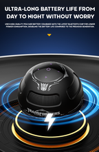 TF-Y17 Bluetooth 5.4 Speaker – Mech-Inspired Design with Stand | Deep Bass | Touch Interface