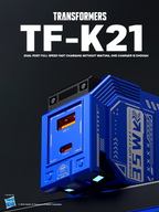 Transformers TF-K21 – 35W Fast Charger Type-C + USB-A