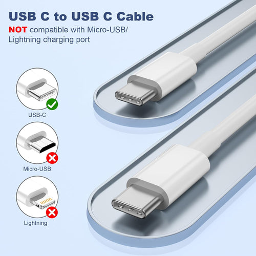Apple Original Type-C to Type-C Cable | 60W Fast Charging | 1m