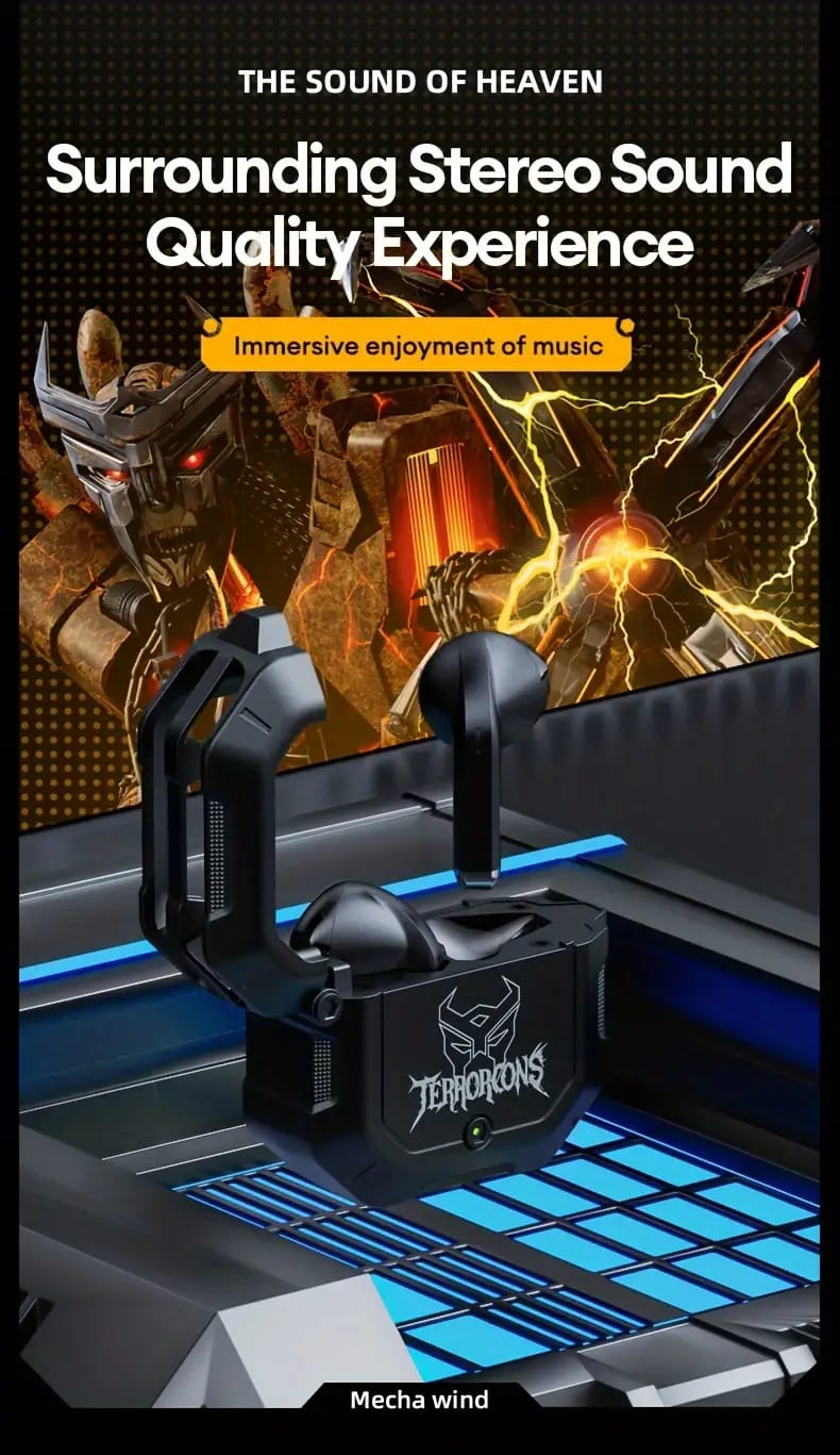 💀 Zero Delay Bumblebee Earbuds T12+ Thumb Sleeves GIFT