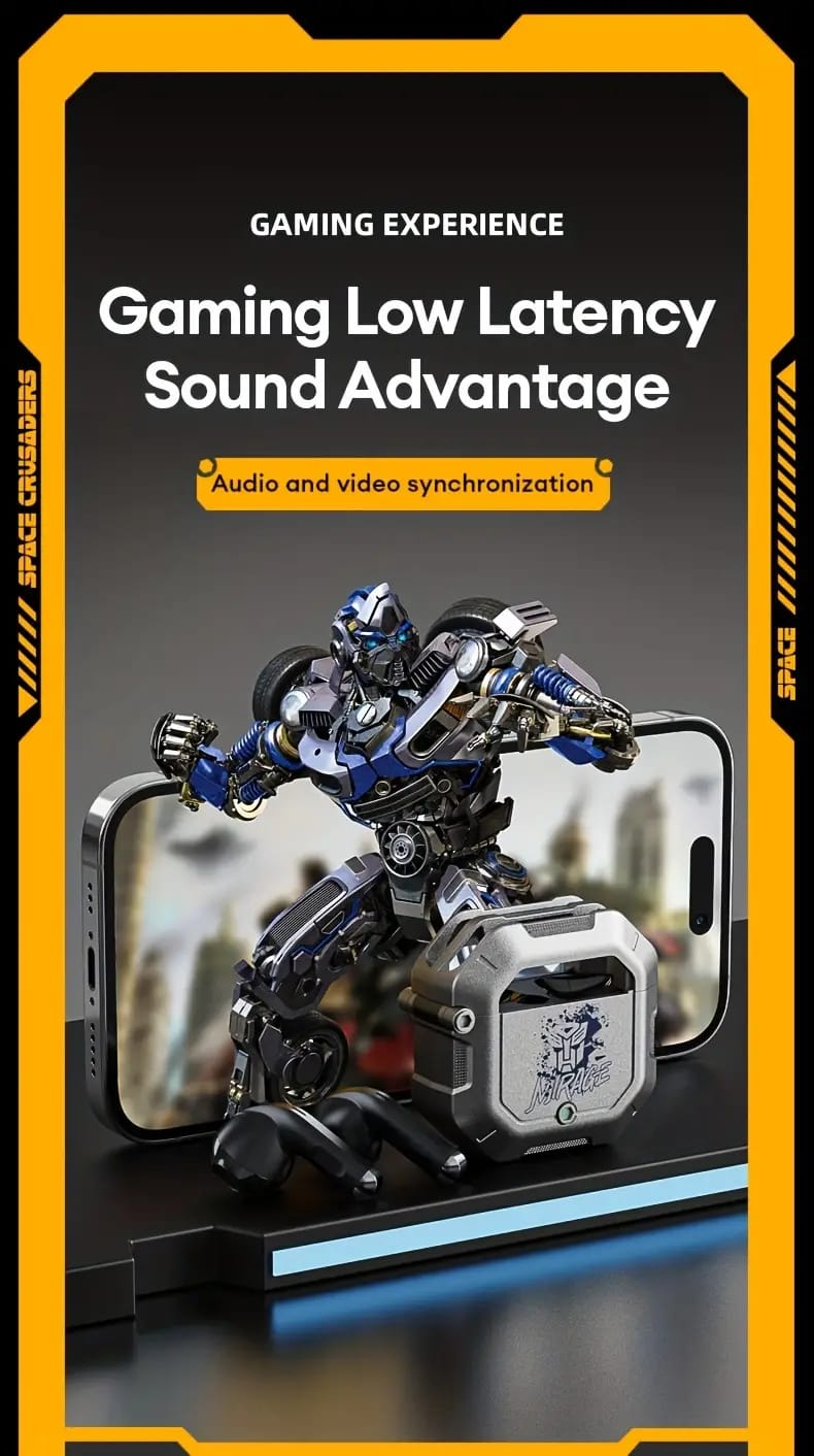 💀 Zero Delay Bumblebee Earbuds T12+ Thumb Sleeves GIFT