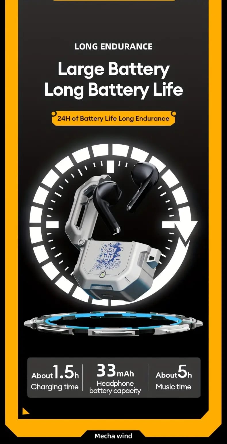💀 Zero Delay Bumblebee Earbuds T12+ Thumb Sleeves GIFT