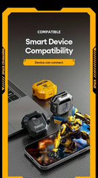 💀 Zero Delay Bumblebee Earbuds T12+ Thumb Sleeves GIFT