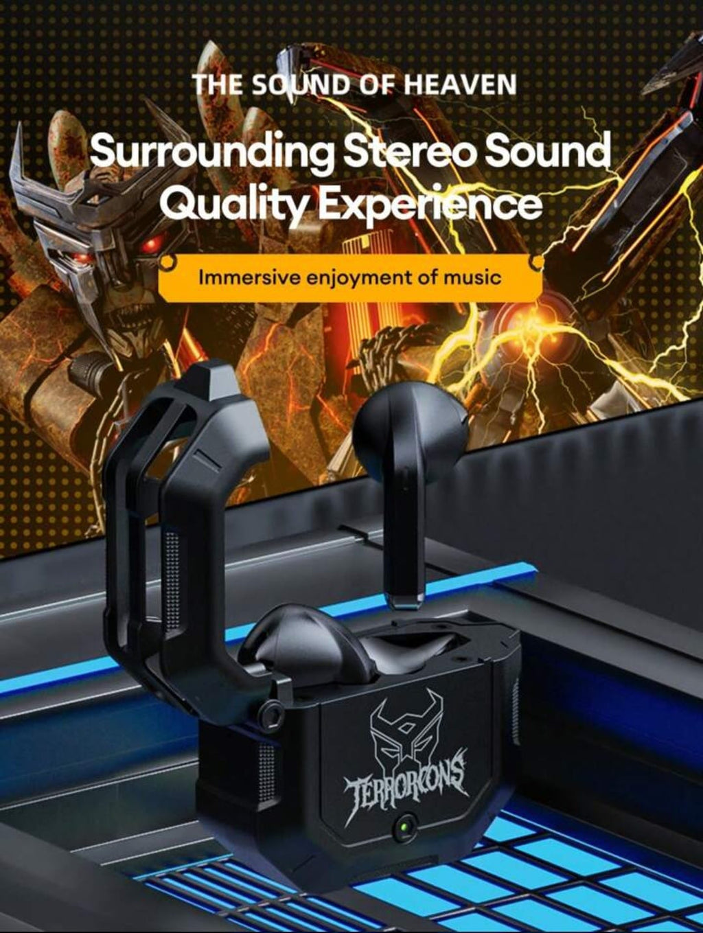 💀 Zero Delay Bumblebee Earbuds T12+ Thumb Sleeves GIFT