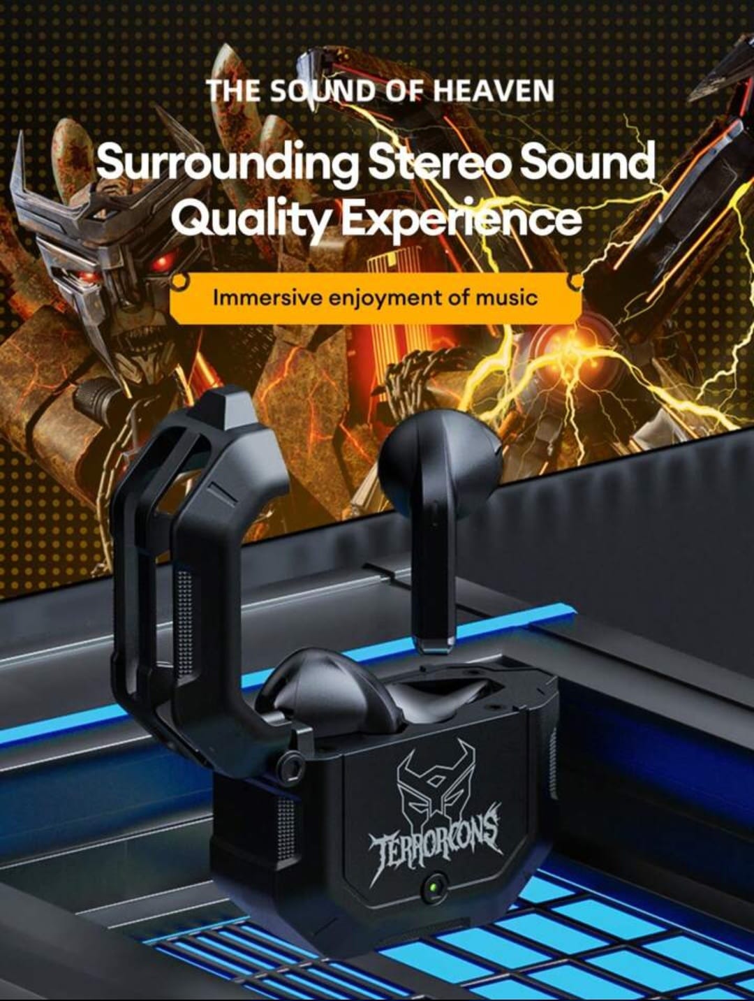 💀 Zero Delay Bumblebee Earbuds T12+ Thumb Sleeves GIFT