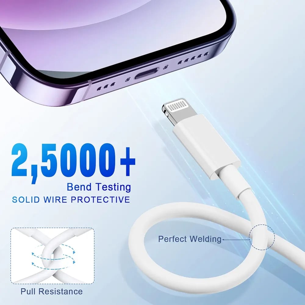 Apple Original Type-C to Lightning Cable – 1m | 60W Super Fast Charging